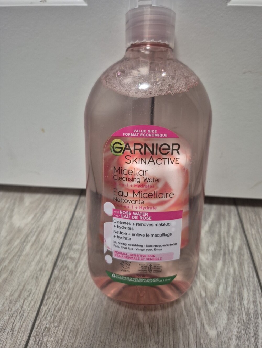 Garnier Skin Active Micellar Cleansing Water with Rose Water All In 1 & Hydrates